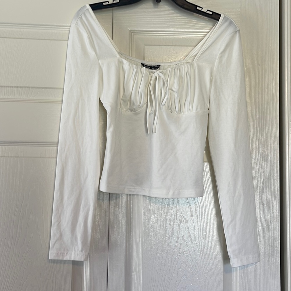 Shein Long Sleeve Crop Top